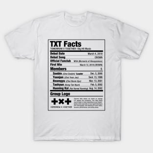 T X T Nutritional Facts 2 T-Shirt